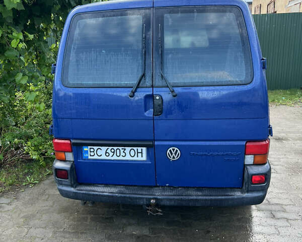 Синій Фольксваген Transporter, об'ємом двигуна 2.5 л та пробігом 450 тис. км за 7000 $, фото 5 на Automoto.ua