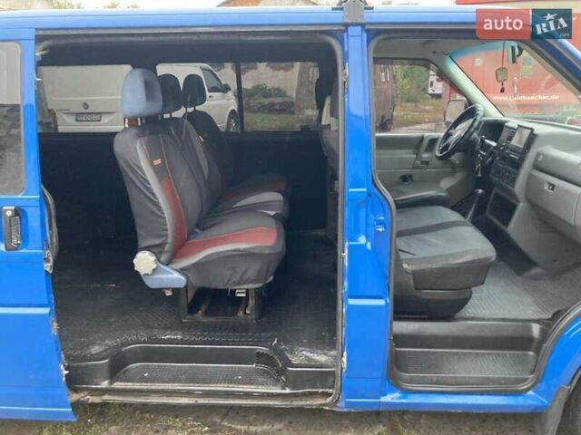 Синий Фольксваген Transporter, объемом двигателя 2.5 л и пробегом 453 тыс. км за 5950 $, фото 8 на Automoto.ua