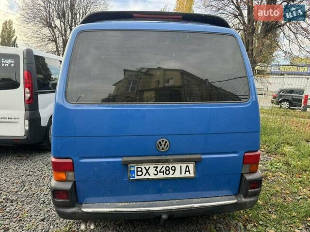 Синий Фольксваген Transporter, объемом двигателя 2.5 л и пробегом 453 тыс. км за 5950 $, фото 1 на Automoto.ua