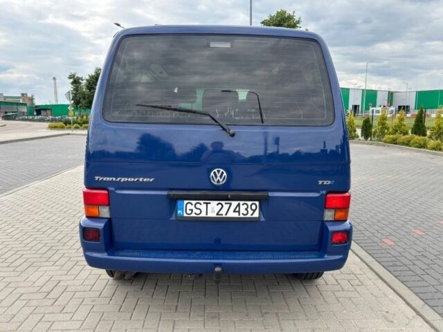 Синий Фольксваген Transporter, объемом двигателя 2.5 л и пробегом 246 тыс. км за 2900 $, фото 3 на Automoto.ua