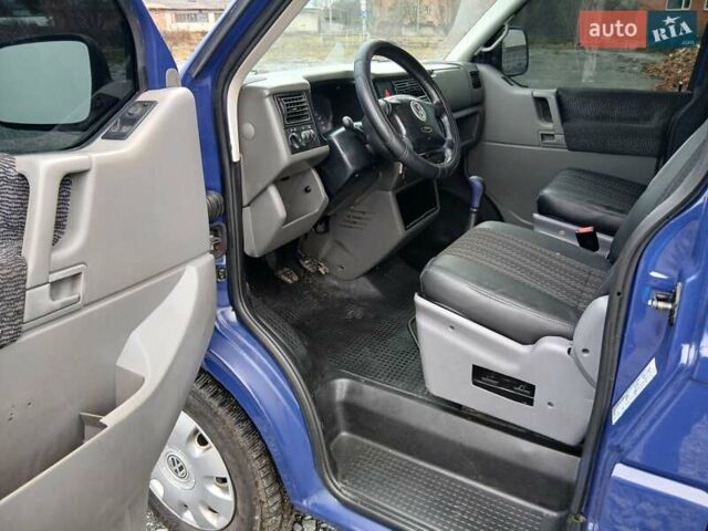 Синий Фольксваген Transporter, объемом двигателя 2.5 л и пробегом 345 тыс. км за 7999 $, фото 29 на Automoto.ua