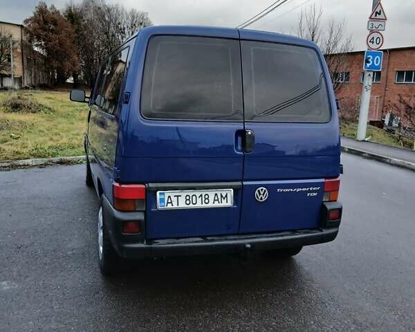 Синий Фольксваген Transporter, объемом двигателя 2.5 л и пробегом 345 тыс. км за 7999 $, фото 18 на Automoto.ua
