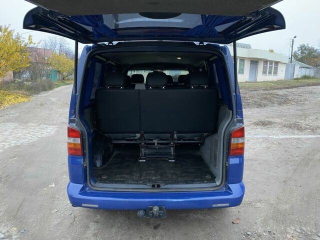 Синий Фольксваген Transporter, объемом двигателя 1.9 л и пробегом 200 тыс. км за 7000 $, фото 17 на Automoto.ua