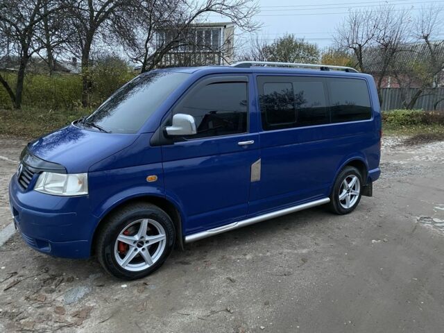Синий Фольксваген Transporter, объемом двигателя 1.9 л и пробегом 200 тыс. км за 7000 $, фото 1 на Automoto.ua