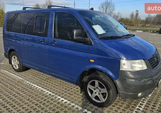 Синий Фольксваген Transporter, объемом двигателя 2.5 л и пробегом 300 тыс. км за 9300 $, фото 8 на Automoto.ua