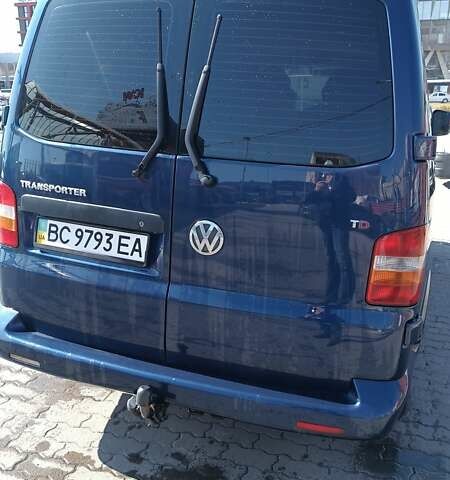 Синий Фольксваген Transporter, объемом двигателя 2.5 л и пробегом 286 тыс. км за 6800 $, фото 6 на Automoto.ua