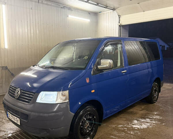 Синий Фольксваген Transporter, объемом двигателя 2.5 л и пробегом 318 тыс. км за 7000 $, фото 2 на Automoto.ua