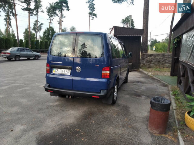 Синий Фольксваген Transporter, объемом двигателя 2.5 л и пробегом 374 тыс. км за 8500 $, фото 3 на Automoto.ua