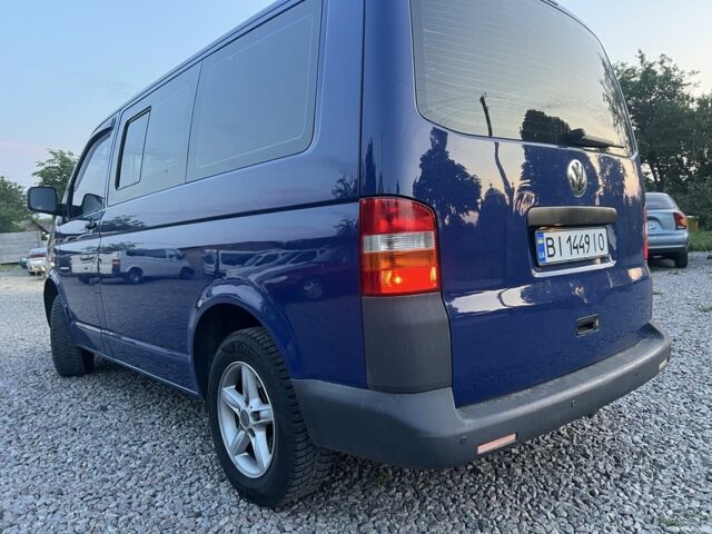 Синий Фольксваген Transporter, объемом двигателя 2.5 л и пробегом 300 тыс. км за 5900 $, фото 6 на Automoto.ua
