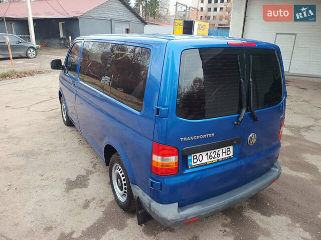 Синий Фольксваген Transporter, объемом двигателя 2.5 л и пробегом 285 тыс. км за 8500 $, фото 15 на Automoto.ua