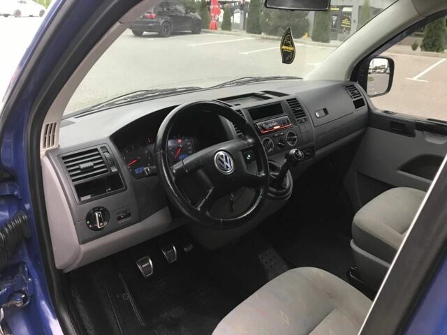 Синий Фольксваген Transporter, объемом двигателя 2 л и пробегом 312 тыс. км за 10500 $, фото 13 на Automoto.ua