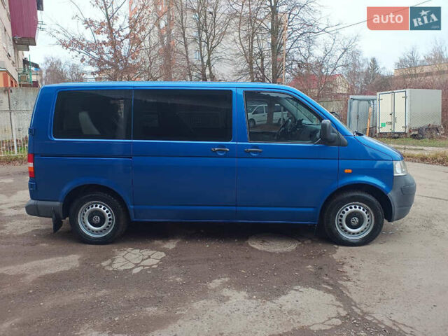 Синий Фольксваген Transporter, объемом двигателя 2.5 л и пробегом 285 тыс. км за 8500 $, фото 3 на Automoto.ua