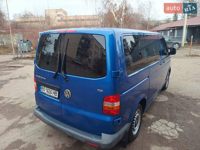 Синий Фольксваген Transporter, объемом двигателя 2.5 л и пробегом 285 тыс. км за 8500 $, фото 13 на Automoto.ua