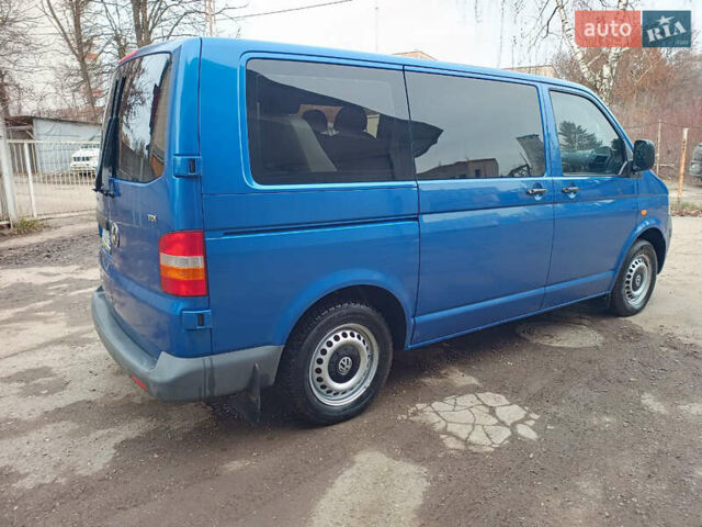 Синий Фольксваген Transporter, объемом двигателя 2.5 л и пробегом 285 тыс. км за 8500 $, фото 12 на Automoto.ua
