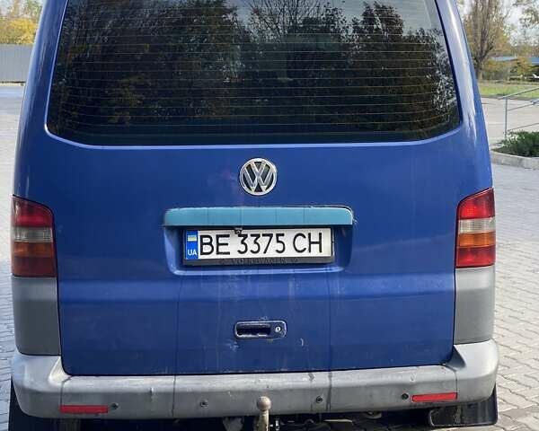 Синий Фольксваген Transporter, объемом двигателя 1.9 л и пробегом 510 тыс. км за 9000 $, фото 14 на Automoto.ua