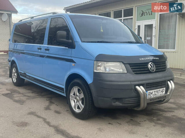 Синий Фольксваген Transporter, объемом двигателя 2.5 л и пробегом 282 тыс. км за 9500 $, фото 6 на Automoto.ua