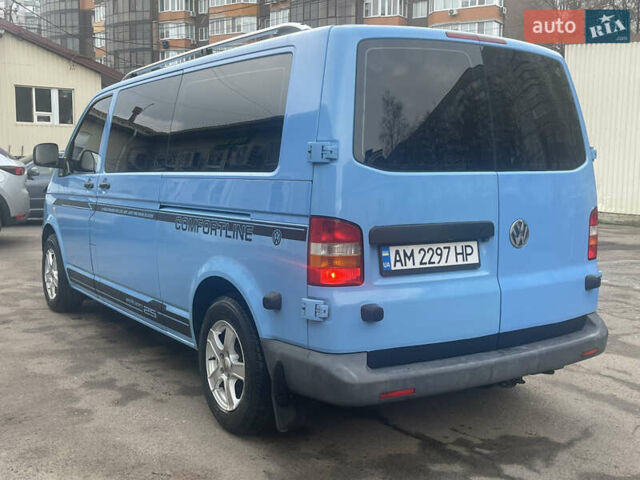 Синий Фольксваген Transporter, объемом двигателя 2.5 л и пробегом 282 тыс. км за 9500 $, фото 2 на Automoto.ua