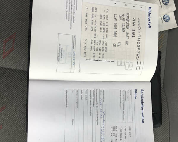 Синий Фольксваген Transporter, объемом двигателя 2.5 л и пробегом 327 тыс. км за 9900 $, фото 49 на Automoto.ua