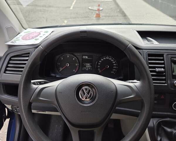 Синий Фольксваген Transporter, объемом двигателя 2 л и пробегом 188 тыс. км за 19999 $, фото 6 на Automoto.ua