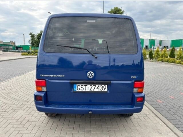 Синий Фольксваген Transporter, объемом двигателя 2.5 л и пробегом 230 тыс. км за 2650 $, фото 4 на Automoto.ua