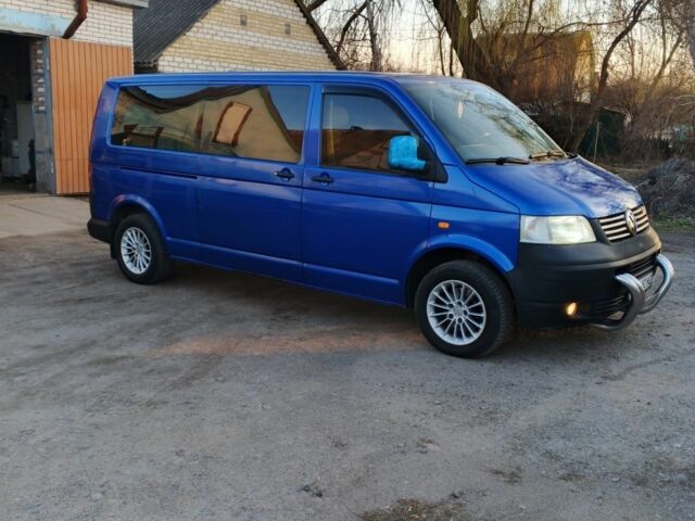 Синий Фольксваген Transporter, объемом двигателя 2.5 л и пробегом 580 тыс. км за 7300 $, фото 3 на Automoto.ua
