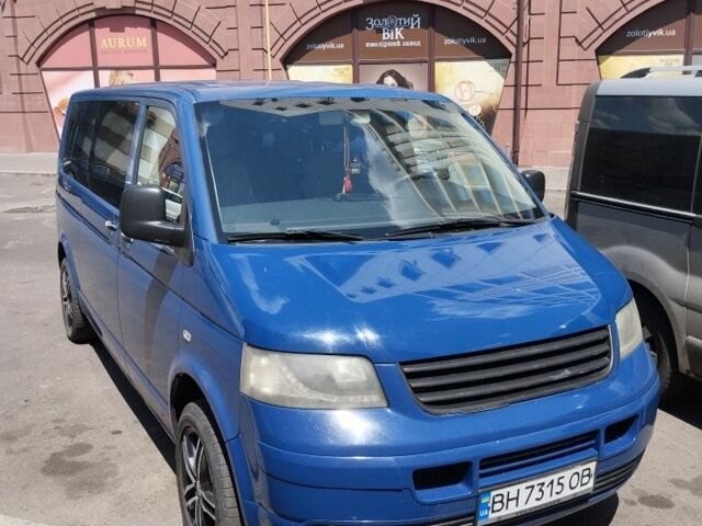 Синій Фольксваген Transporter, об'ємом двигуна 2.5 л та пробігом 342 тис. км за 7500 $, фото 4 на Automoto.ua