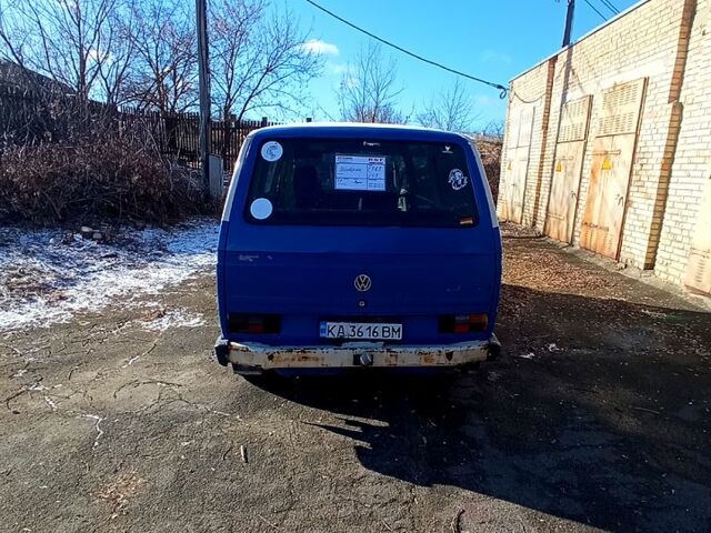 Синій Фольксваген Transporter, об'ємом двигуна 1.7 л та пробігом 1 тис. км за 1900 $, фото 7 на Automoto.ua