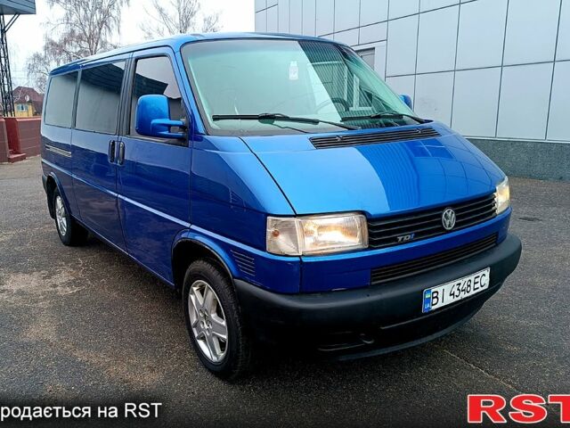 Синий Фольксваген Transporter, объемом двигателя 2.5 л и пробегом 441 тыс. км за 6700 $, фото 1 на Automoto.ua