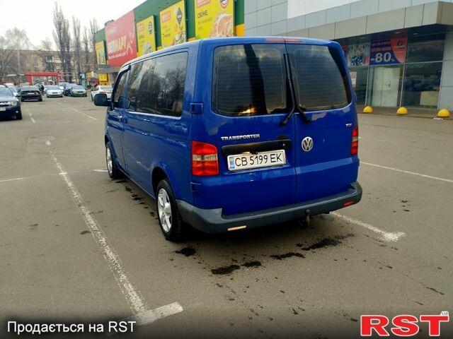 Синий Фольксваген Transporter, объемом двигателя 2.5 л и пробегом 400 тыс. км за 7500 $, фото 6 на Automoto.ua