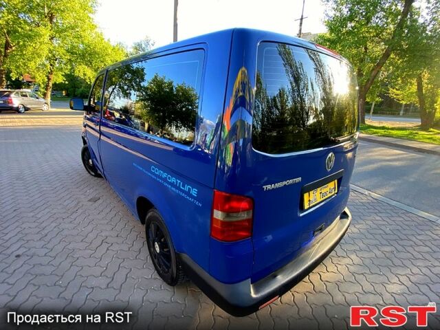 Синий Фольксваген Transporter, объемом двигателя 2.5 л и пробегом 314 тыс. км за 6500 $, фото 3 на Automoto.ua