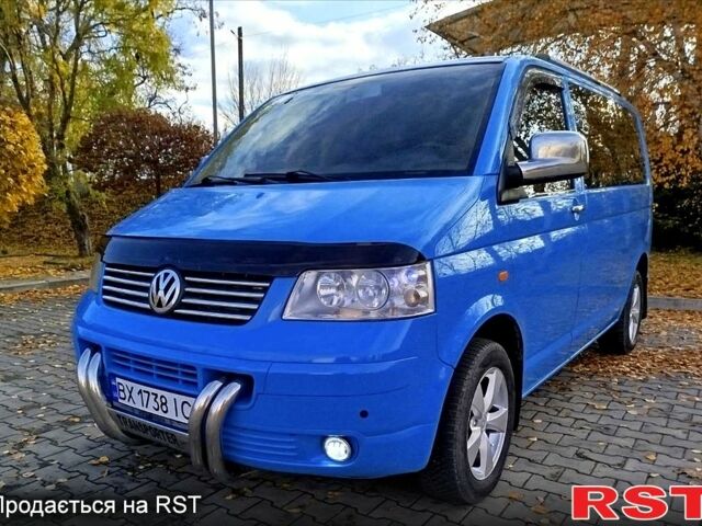 Синій Фольксваген Transporter, об'ємом двигуна 2.5 л та пробігом 263 тис. км за 9250 $, фото 2 на Automoto.ua