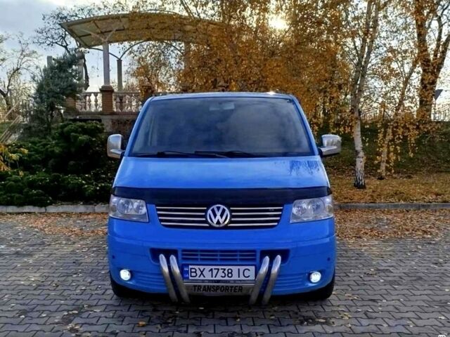 Синій Фольксваген Transporter, об'ємом двигуна 2.5 л та пробігом 263 тис. км за 9250 $, фото 1 на Automoto.ua