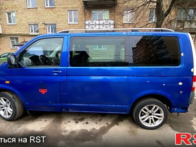 Синий Фольксваген Transporter, объемом двигателя 1.9 л и пробегом 470 тыс. км за 5600 $, фото 1 на Automoto.ua