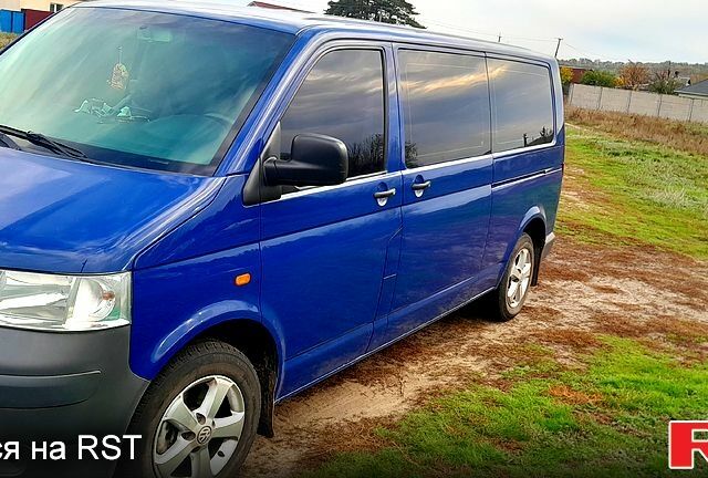 Синий Фольксваген Transporter, объемом двигателя 1.9 л и пробегом 362 тыс. км за 9000 $, фото 3 на Automoto.ua