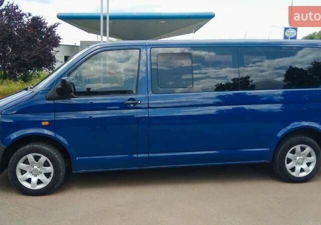Синий Фольксваген Transporter, объемом двигателя 1.9 л и пробегом 203 тыс. км за 14000 $, фото 2 на Automoto.ua