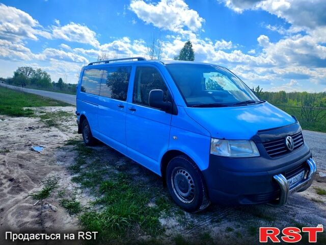 Синий Фольксваген Transporter, объемом двигателя 2.5 л и пробегом 275 тыс. км за 9500 $, фото 8 на Automoto.ua