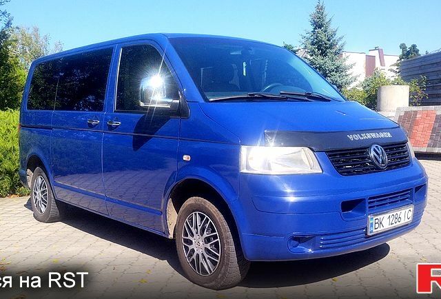 Синий Фольксваген Transporter, объемом двигателя 1.9 л и пробегом 318 тыс. км за 9299 $, фото 2 на Automoto.ua