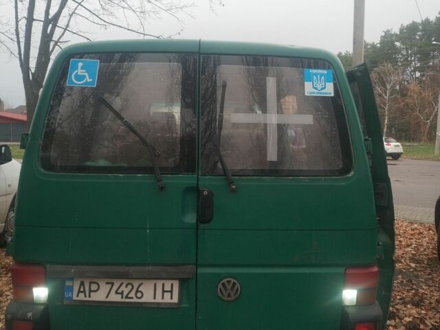 Зеленый Фольксваген Transporter, объемом двигателя 1.9 л и пробегом 1 тыс. км за 3555 $, фото 1 на Automoto.ua
