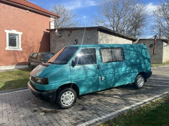 Зеленый Фольксваген Transporter, объемом двигателя 1.9 л и пробегом 398 тыс. км за 2700 $, фото 1 на Automoto.ua