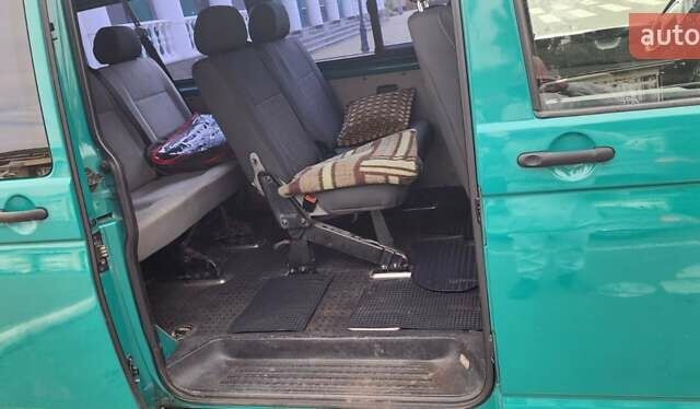 Зеленый Фольксваген Transporter, объемом двигателя 1.9 л и пробегом 340 тыс. км за 9200 $, фото 5 на Automoto.ua