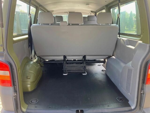 Зеленый Фольксваген Transporter, объемом двигателя 2.5 л и пробегом 190 тыс. км за 6700 $, фото 8 на Automoto.ua