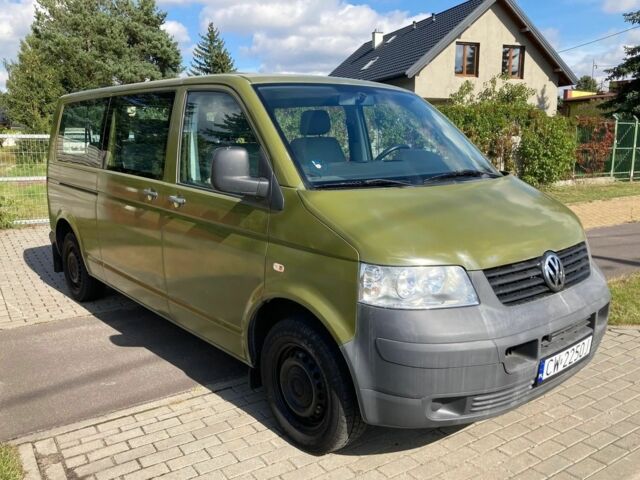 Зеленый Фольксваген Transporter, объемом двигателя 2.5 л и пробегом 190 тыс. км за 6700 $, фото 1 на Automoto.ua