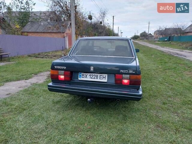 Вольво 740 1991 в Виннице на Automoto.ua Зеленый Вольво 740, объемом двигателя 2.3 л и пробегом 356 тыс. км за 1400 $, фото 13 на Automoto.ua