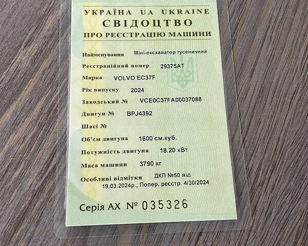 Серый Вольво EC 35, объемом двигателя 0 л и пробегом 0 тыс. км за 61475 $, фото 11 на Automoto.ua