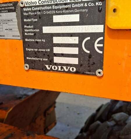 Вольво EW 160, об'ємом двигуна 0 л та пробігом 0 тис. км за 54500 $, фото 2 на Automoto.ua