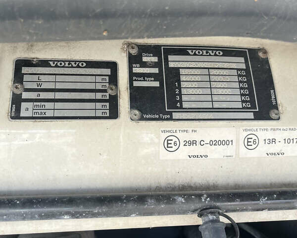 Белый Вольво FH 13, объемом двигателя 12.6 л и пробегом 1 тыс. км за 26000 $, фото 30 на Automoto.ua