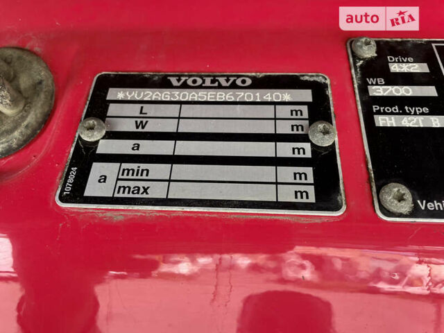 Червоний Вольво FH 13, об'ємом двигуна 0 л та пробігом 760 тис. км за 31900 $, фото 22 на Automoto.ua
