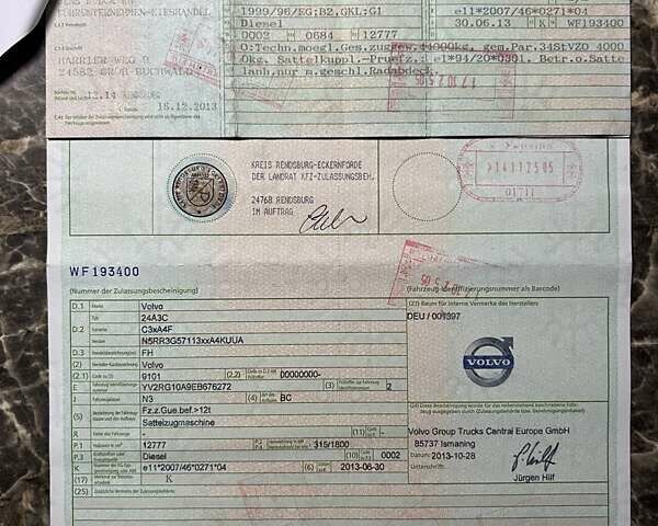 Вольво FH 13, об'ємом двигуна 0 л та пробігом 675 тис. км за 35330 $, фото 42 на Automoto.ua