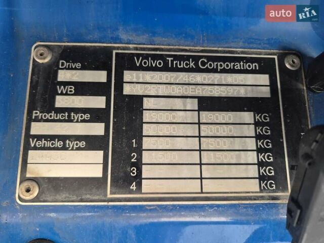 Синий Вольво FH 13, объемом двигателя 12.78 л и пробегом 850 тыс. км за 26000 $, фото 32 на Automoto.ua