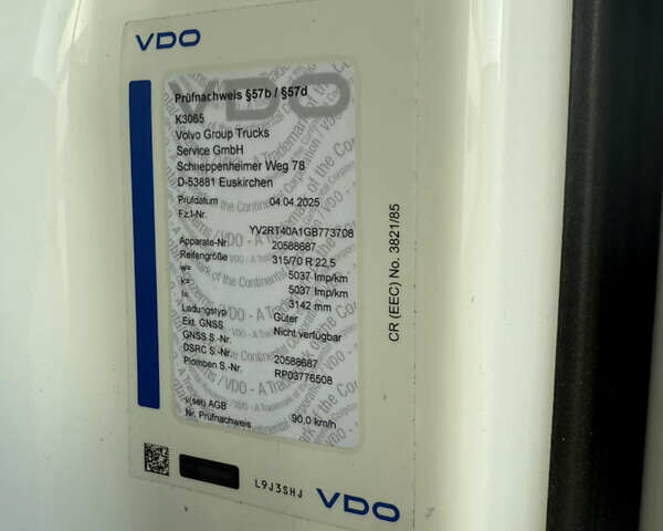 Вольво FH 16, объемом двигателя 0 л и пробегом 770 тыс. км за 44813 $, фото 19 на Automoto.ua